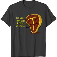 T-shirt Just A Piece Of Meat pour hommes en noir — T-shirts pour hommes