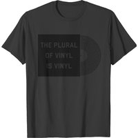 The Plural of Vinyl T-shirt for Men in Ash — Mens T Shirts