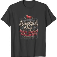 T-shirt Red Pony It Is A Beautiful Day pour hommes — T-shirts pour hommes