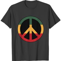 T-shirt Reggae Peace pour Hommes - Noir — T-shirts pour hommes