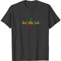 Reggae T-Shirt for Men in Black — Mens T Shirts