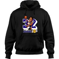 Hoodies Classiques Magic Johnson 01 pour Unisexe en Noir
