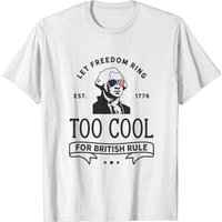 T-shirt George Washington Too Cool British Rule pour hommes — T-shirts pour hommes
