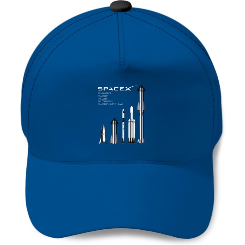 Casquettes de baseball SpaceX Rockets - Starship, Falcon Heavy, Falcon 9 — Casquette de baseball