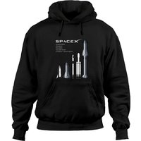 Hoodies SpaceX Rockets - Starship, Falcon Heavy, Falcon 9 Unisex