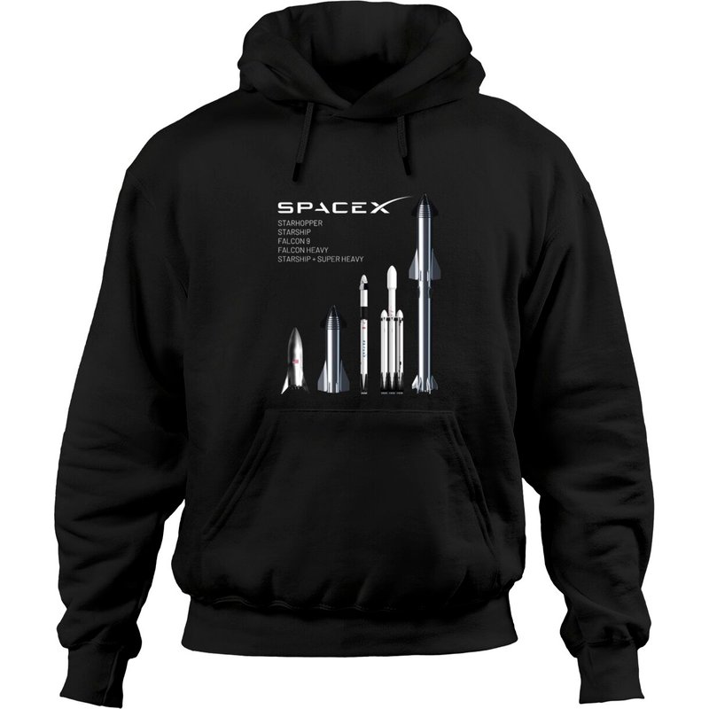 Hoodies SpaceX Rockets - Starship, Falcon Heavy, Falcon 9 Unisex — Sweats à capuche pour hommes