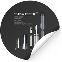 SpaceX Rockets Stickers - Starship, Falcon Heavy, Falcon 9 — Stickers & Decals