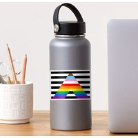 Autocollant Drapeau de Fierté Progressiste Ally LGBTQ+ — Autocollants et stickers