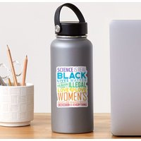 Science Is Real Black Lives Matter Rainbow LGBT Sticker — Stickers & Decals