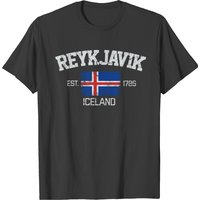 T-shirts souvenirs Vintage Reykjavik Islande pour hommes — T-shirts pour hommes