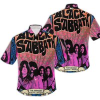 Black Sabbath Beach Hawaiian Shirt for Unisex