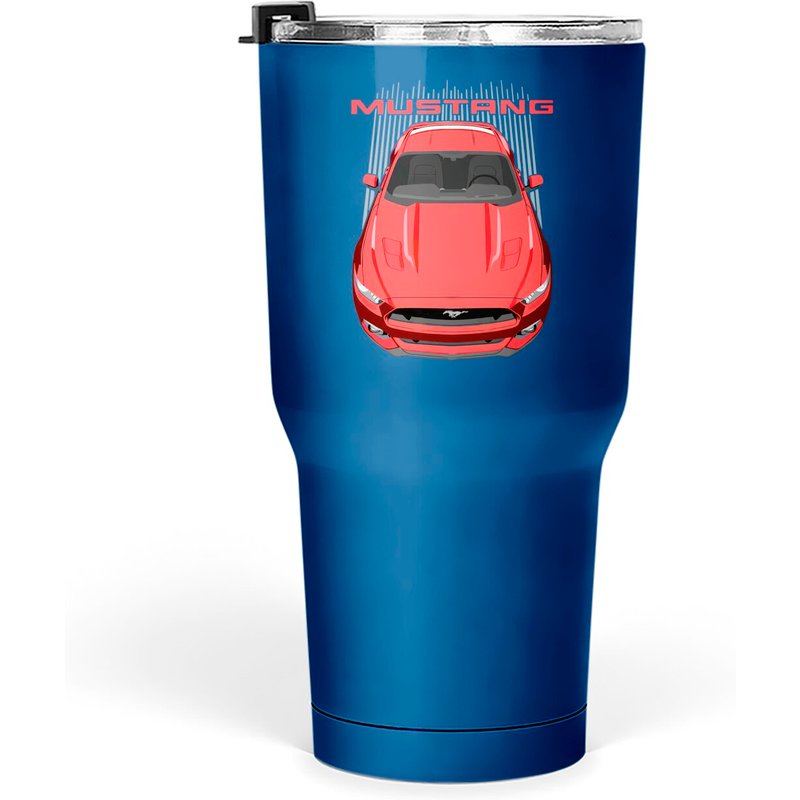 Mustang S550-GT Red 30 Oz Tumbler