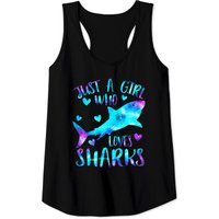 Débardeur Kawaii Shark pour hommes - Thème amoureux des requins galactique