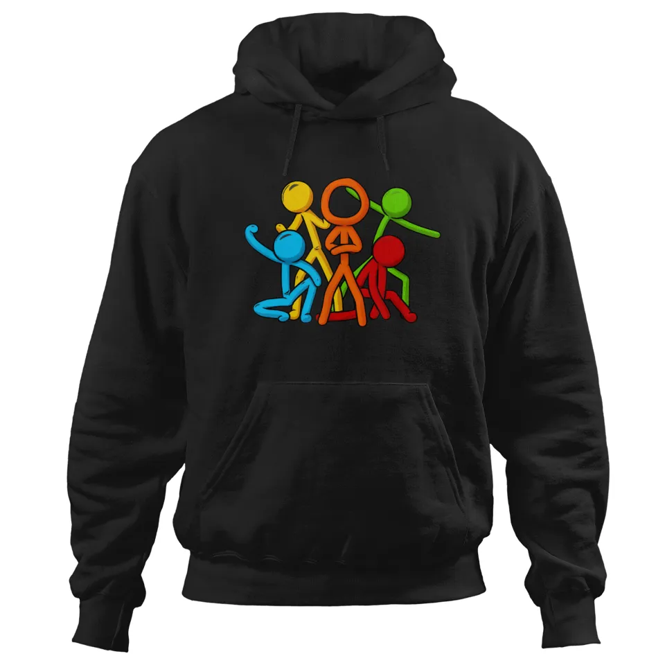 Alan Animation Becker Unisex Hoodies in Black — Mens Hoodies