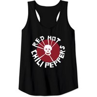 Débardeurs Red Hot Chili Peppers Flea Art Circle Skull pour hommes — T-shirts pour hommes