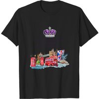 T-Shirt Hommes Jubilé de Platine de la Reine Elizabeth II 1952-2022