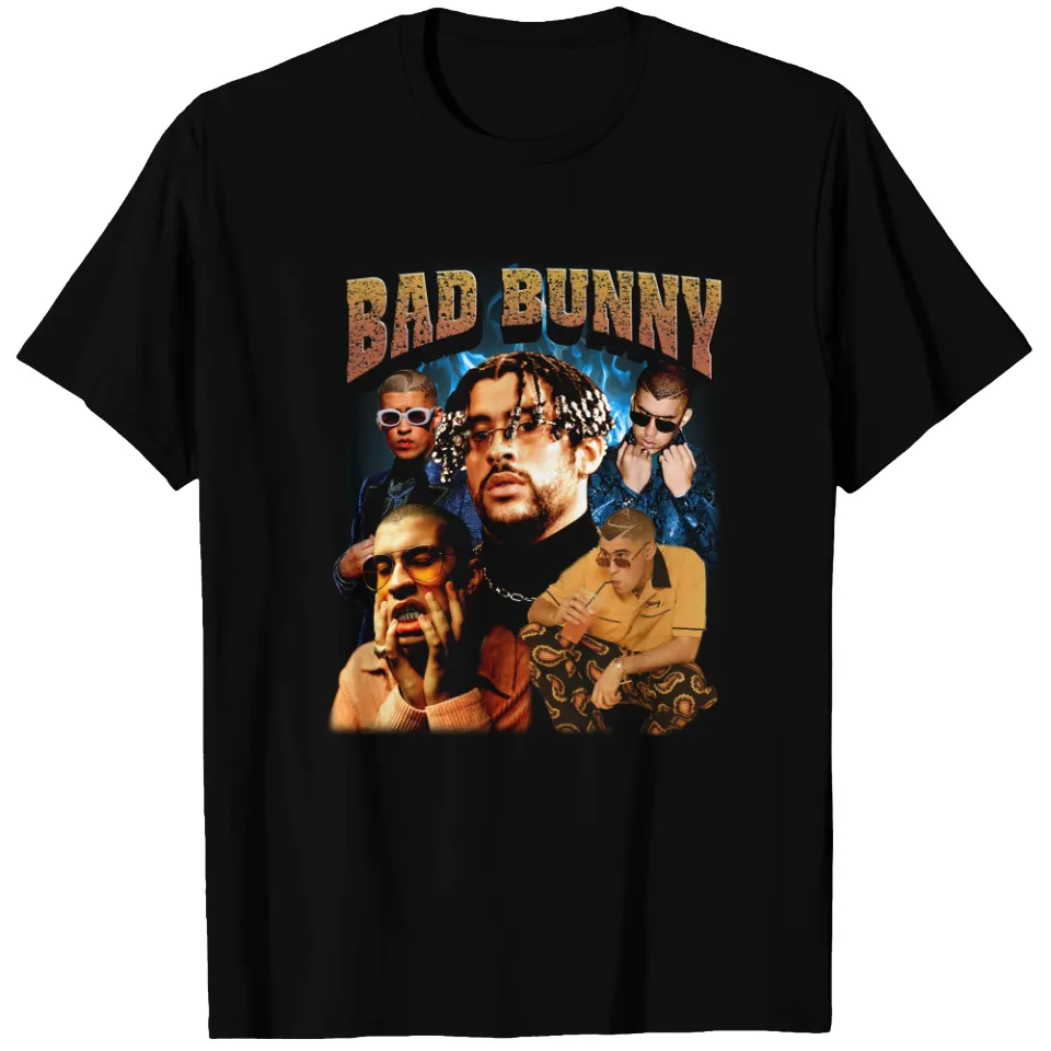 T-shirt Graphique Bad Bunny pour Hommes