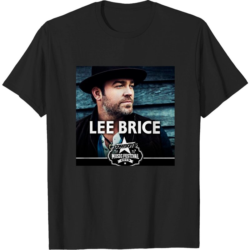T-shirt pour hommes Lee Brice en noir — T-shirts pour hommes
