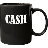 Johnny Cash Ceramic Mug - Customizable and Dishwasher Safe