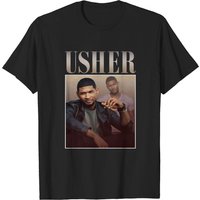 T-shirt graphique Usher Aesthetic des années 90 pour hommes — T-shirts pour hommes