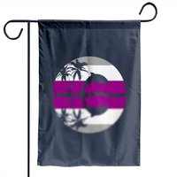 Subtle Asexual Pride Sunset Ace Flag Garden Flags