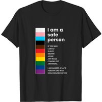 T-shirt I Am A Safe Person, T-shirt Allié de la Fierté LGBTQ pour hommes — T-shirts pour hommes