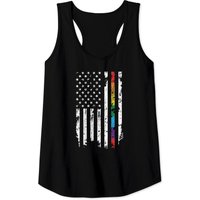 Débardeurs Arc-en-ciel Drapeau Américain Fierté Gay pour Hommes — T-shirts pour hommes