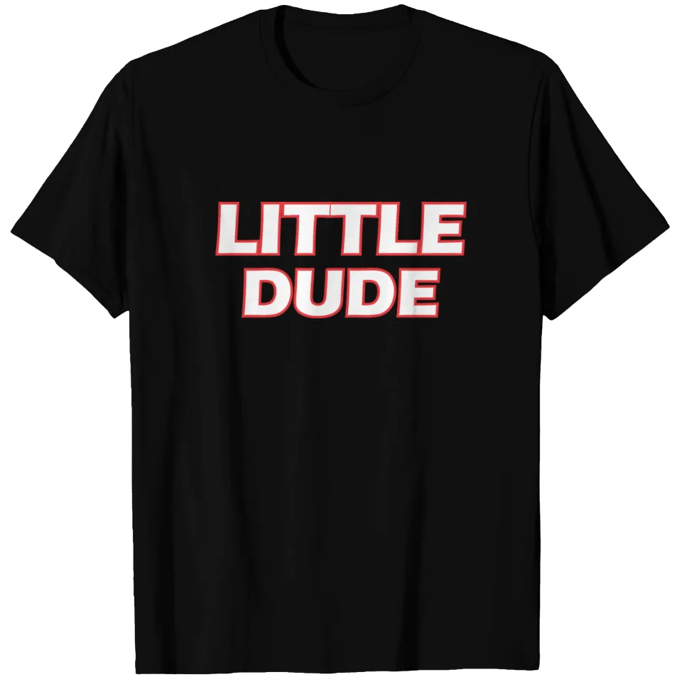 T-shirt Awesome Little Dude pour hommes en noir