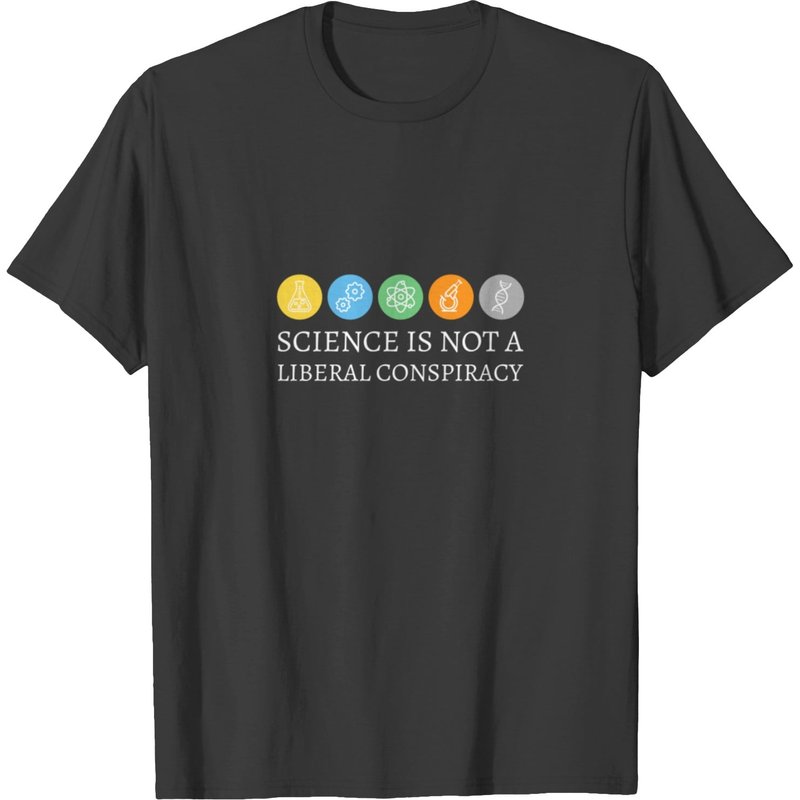 T-shirt Science N'est Pas Une Conspiration Libérale Pour Hommes — T-shirts pour hommes