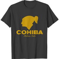T-shirt Logo Cohiba Cigar pour hommes en noir