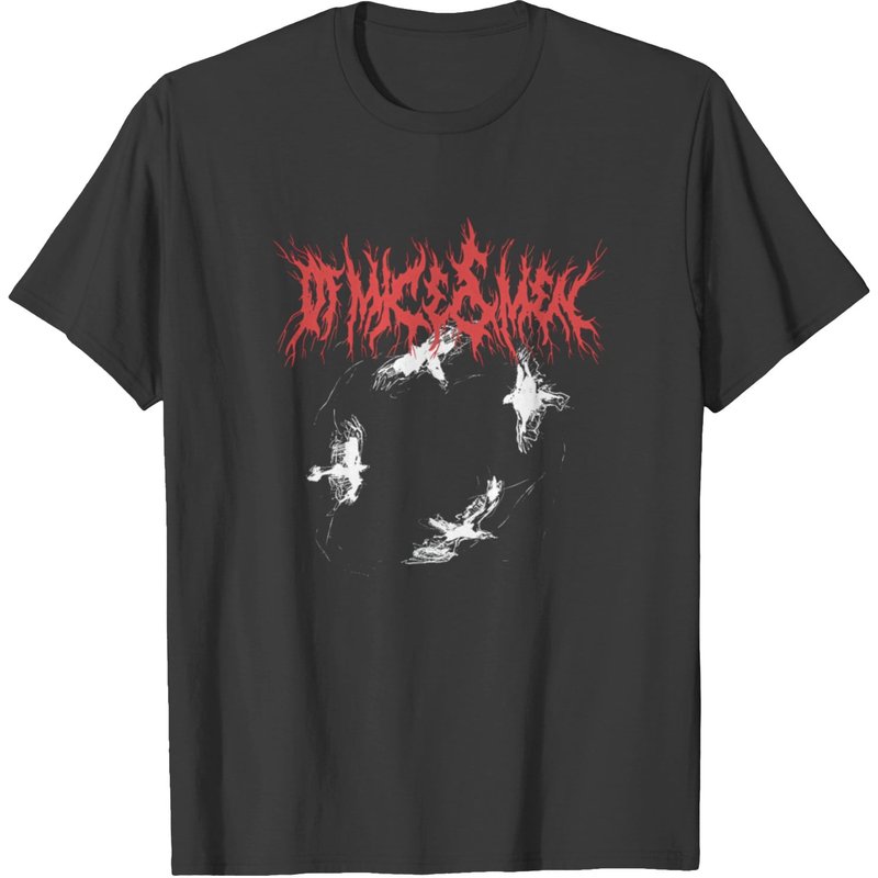 T-shirt Merch Of Mice And Men pour hommes - Noir