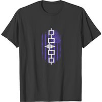 T-shirt Iroquois Drapeau Américain pour Hommes