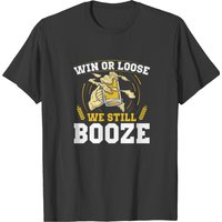 Win or Lose We Still Booze T-shirt Sportif Humoristique pour Hommes — T-shirts pour hommes
