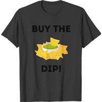 T-shirt pour hommes Buy The Dip avec design humoristique sur l'investissement — T-shirts pour hommes
