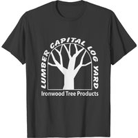 T-shirt avec logo Lumber Capital Log Yard pour hommes — T-shirts pour hommes