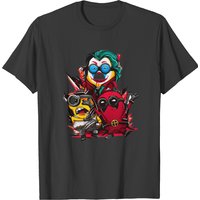 T-shirt Minion pour hommes en noir