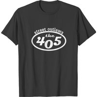 T-shirt pour hommes 405 Street Outlaws en noir — T-shirts pour hommes