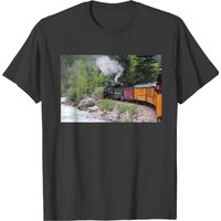 T-shirt Steam Train & River Colorado pour hommes