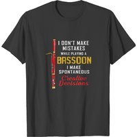 T-shirt Bassoon pour hommes en noir — T-shirts pour hommes