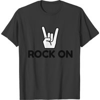 T-shirt Rock On Sign pour hommes