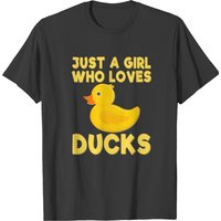 Juste une fille qui aime les canards T-shirt Ducky jaune pour hommes — T-shirts pour hommes