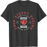 T-shirt Rock Steady Boxing Parkinson's Quand la vie devient difficile