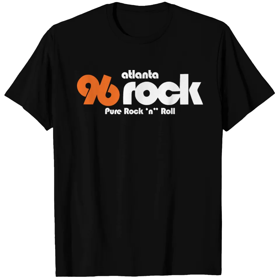 96 Rock Atlanta Men's T-Shirt in Black — Mens T Shirts