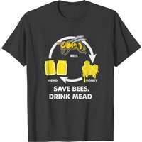 T-shirt Viking Save Bees Drink Mead pour hommes — T-shirts pour hommes
