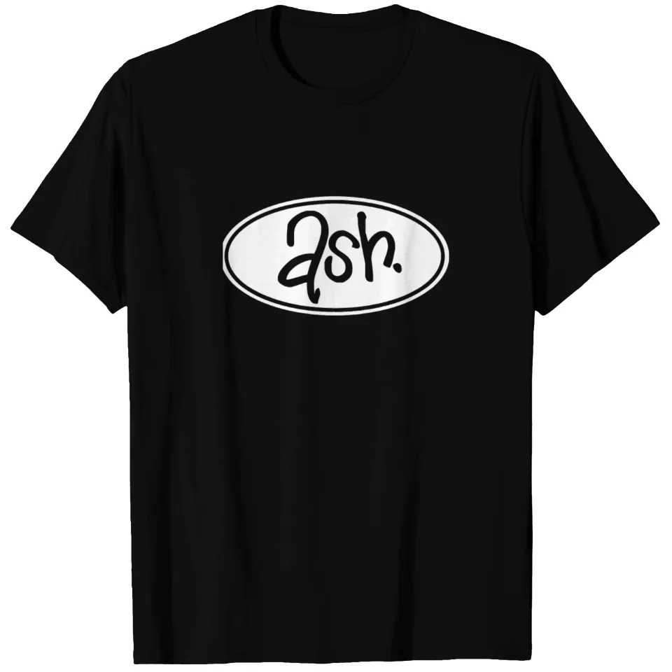 T-shirt Logo de groupe Ash pour hommes en noir