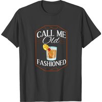 T-shirt pour hommes avec recette de cocktail Old Fashioned