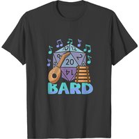 Fantasy Role Playing Game Bard RPG Gamer T-shirt for Men
