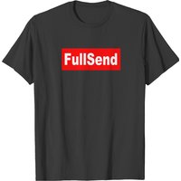 Full Send Merch T-Shirt for Men in Black