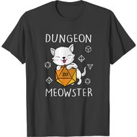 Dungeon Meowster Men's T-Shirt in Black