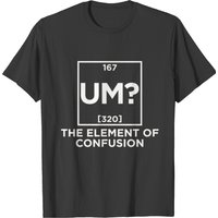 Element Of Confusion Men's T-Shirt in Black — Mens T Shirts